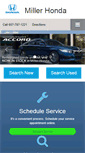 Mobile Screenshot of millerhondany.com